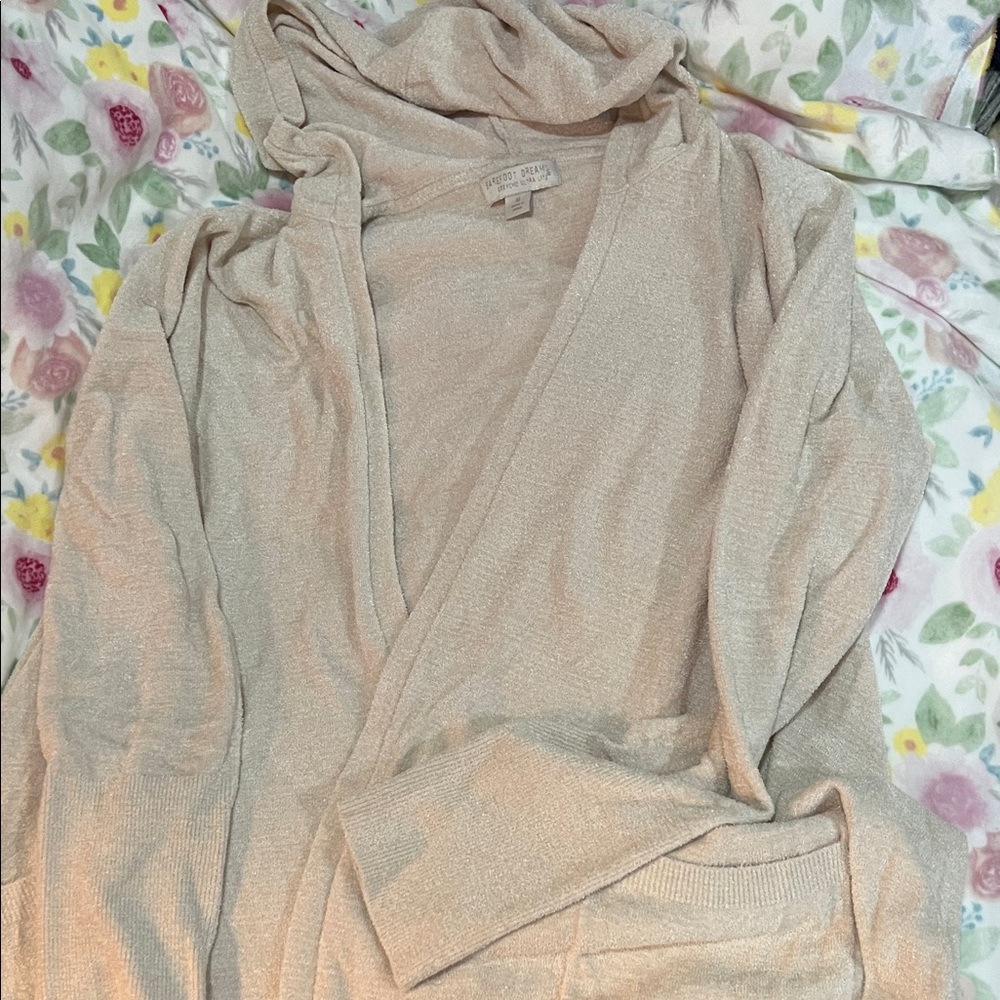 Barefoot Dreams CozyChic Ultra Lite Tan Hoodie